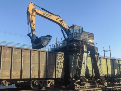 экскаватора колесами