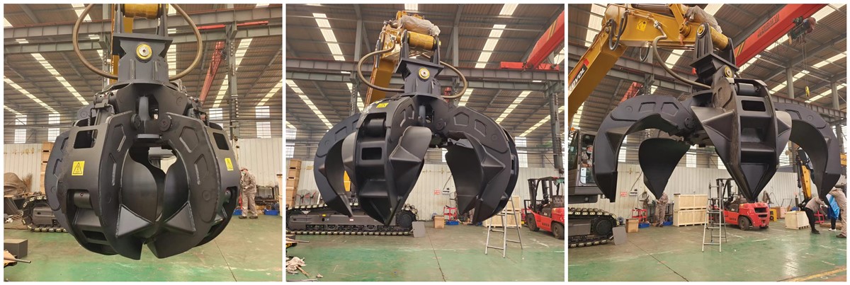 стальной захват экскаватора