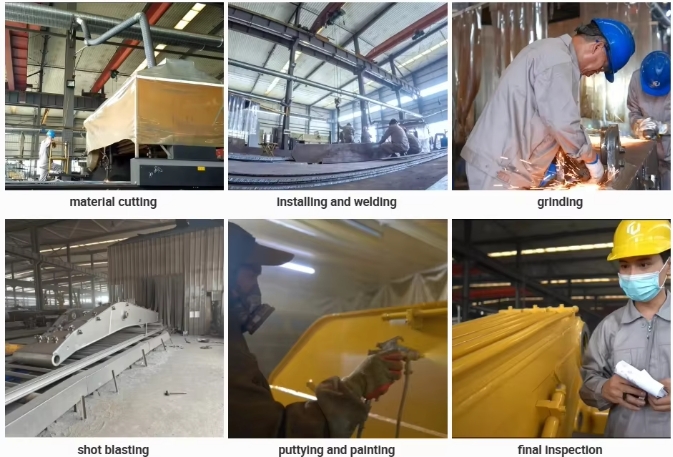 Экскаватор три секции сноса бум Экскаватор три секции сноса бум