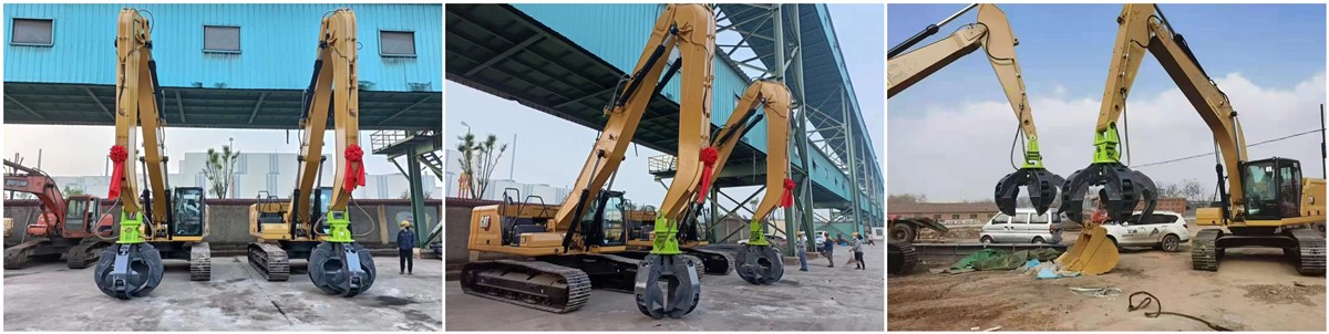 стальной захват экскаватора