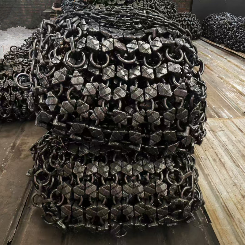 Цепи противоскольжения для шин погрузчиков