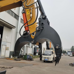 захват для пней экскаватора