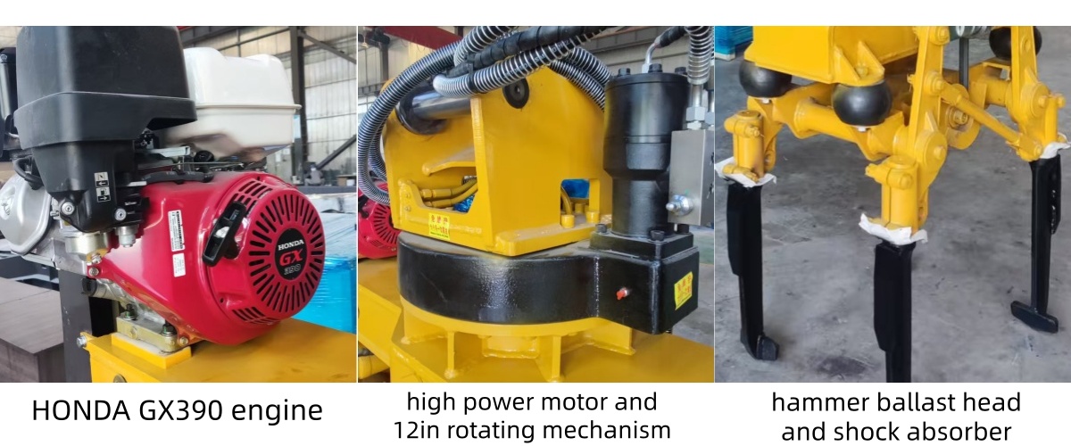 Трамбовка балласта 