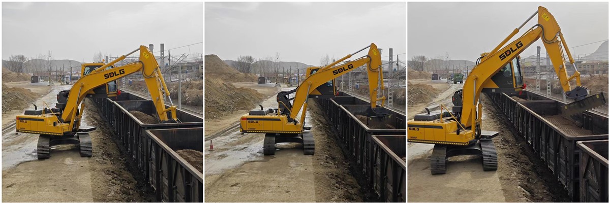 Материалы для выравнивания вагонов экскаватором Материалы для выравнивания вагонов экскаватором