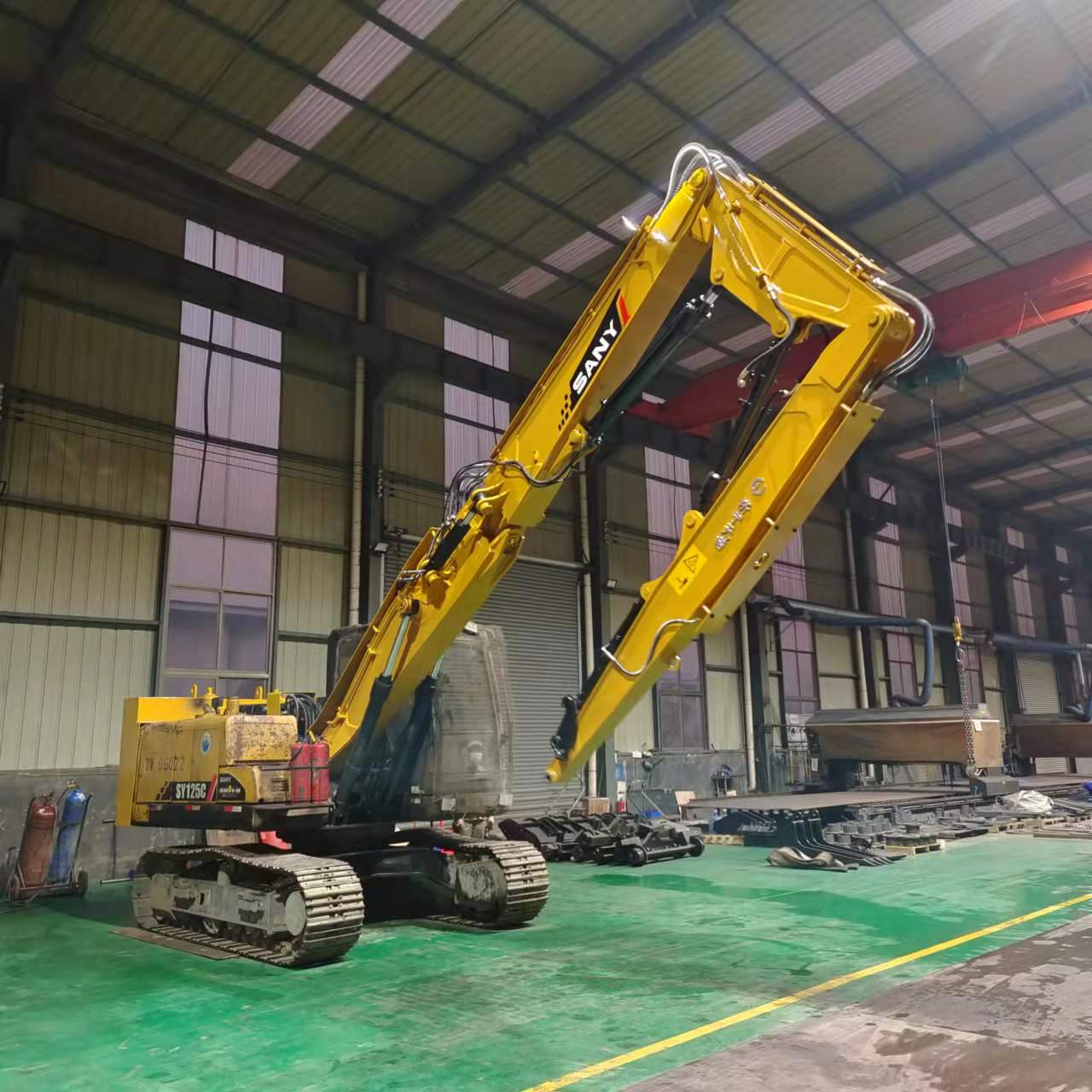 Экскаватор три секции сноса бум Экскаватор три секции сноса бум