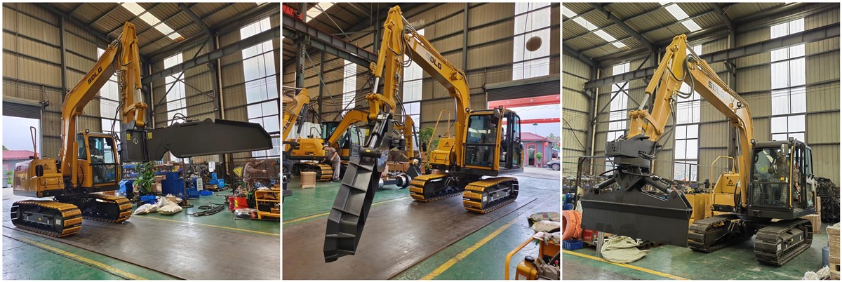 Машина для очистки откосов железнодорожного экскаватора Машина для очистки откосов железнодорожного экскаватора