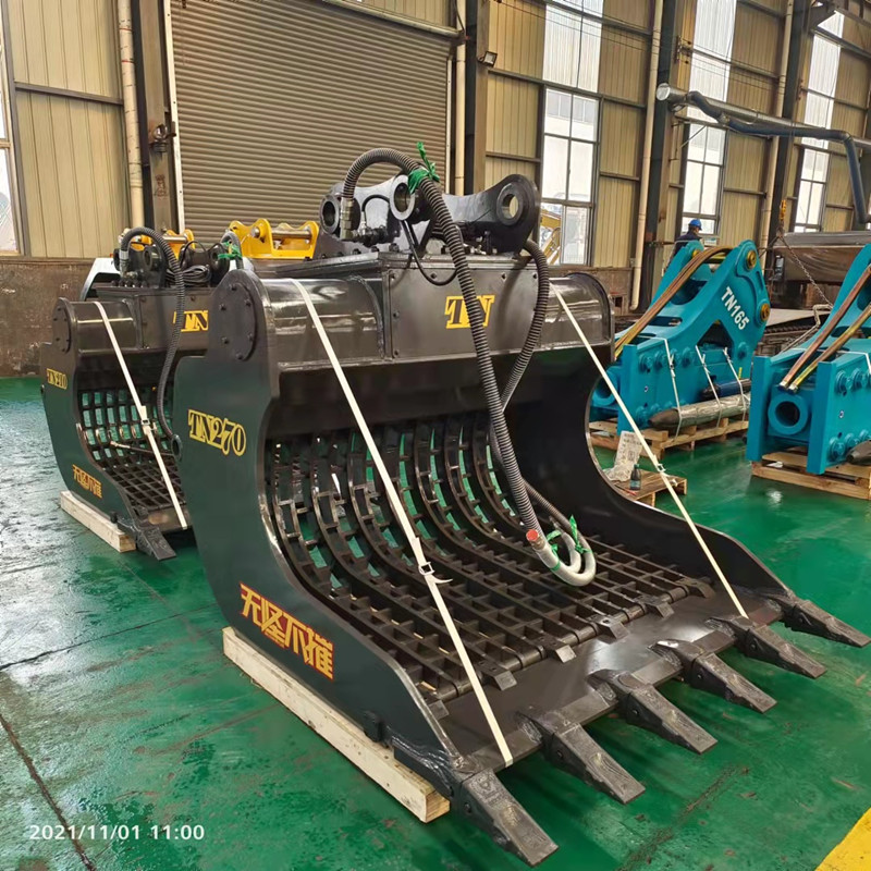 ковш экскаватора с высокой частотой сортировки