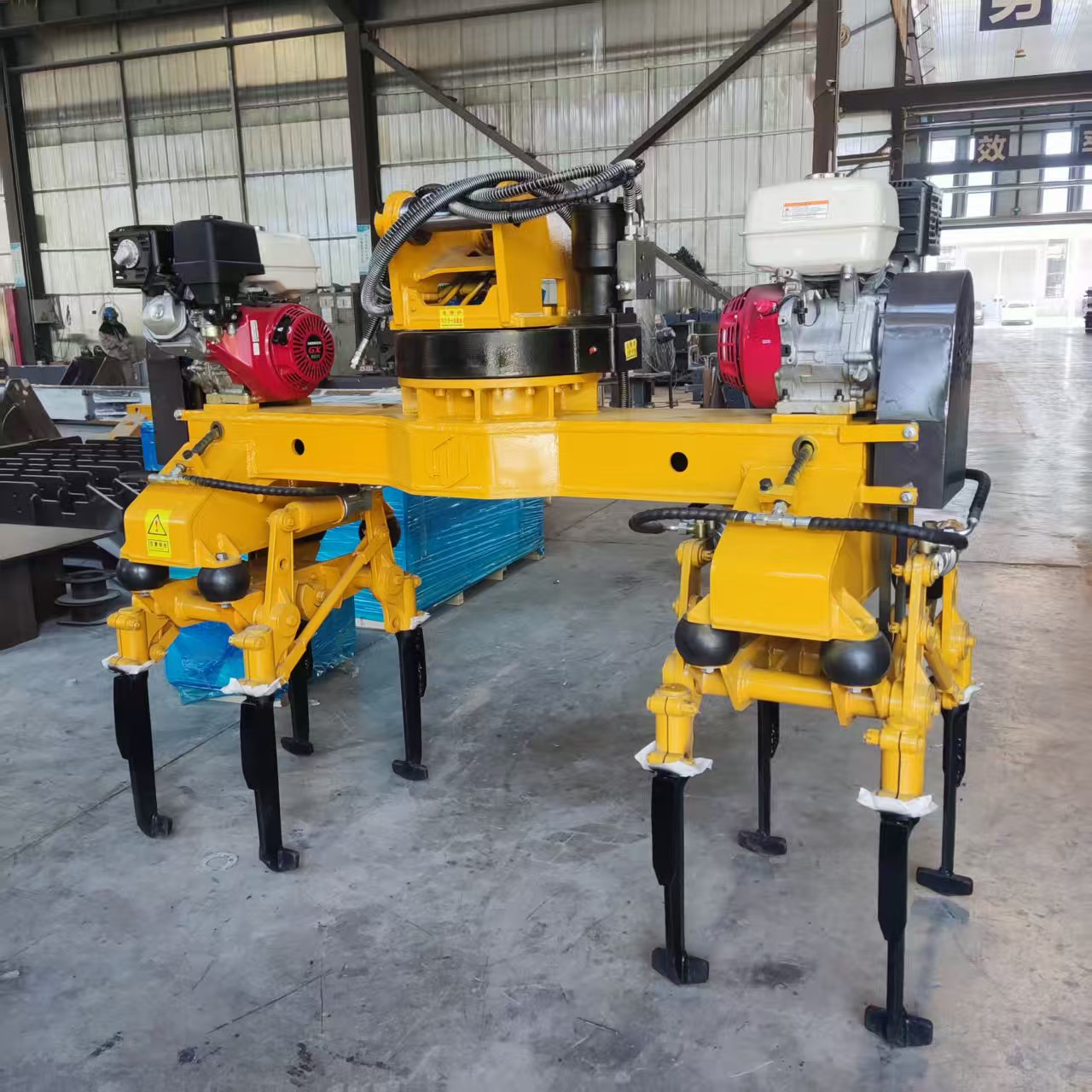 Трамбовка балласта 