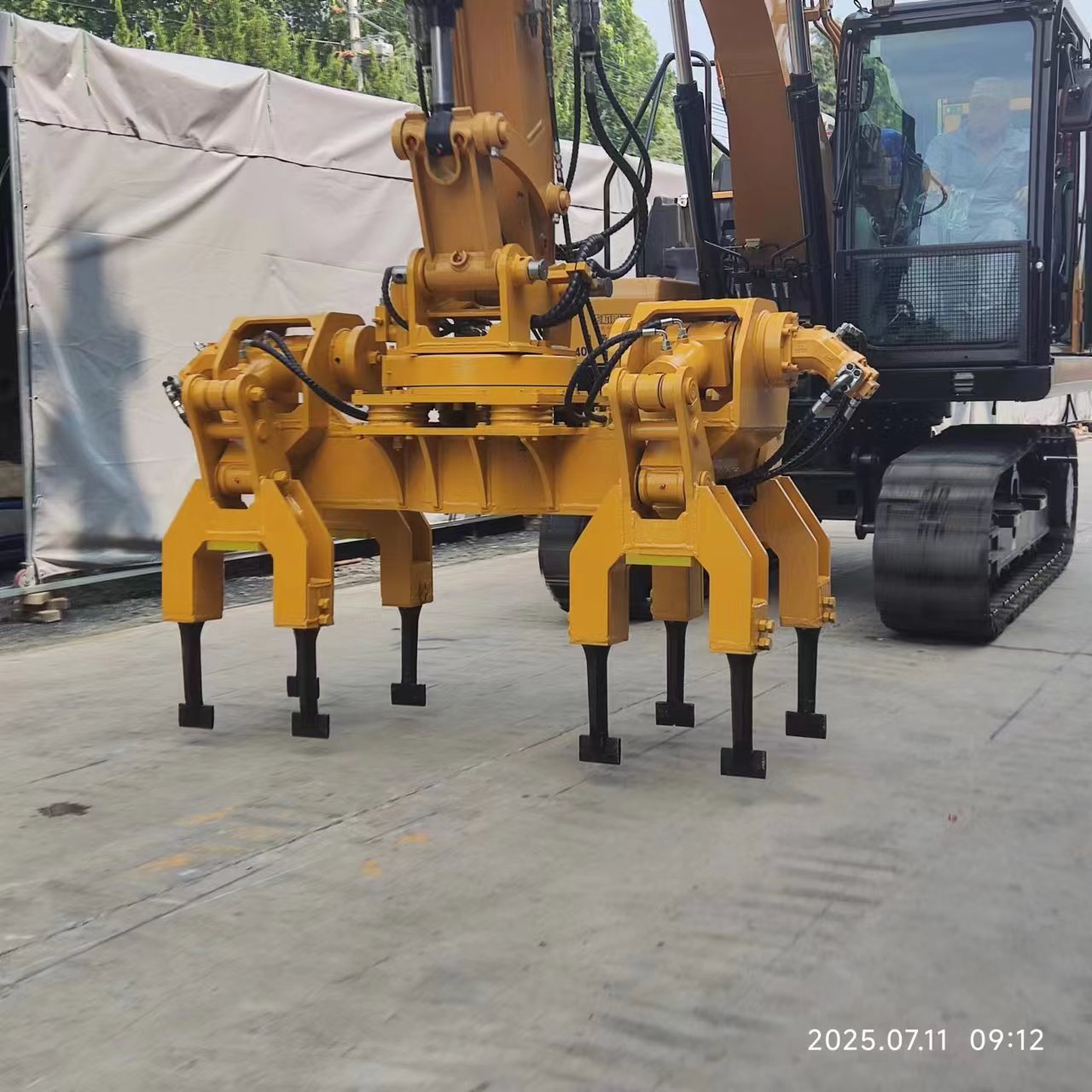 Двойная голова балласт Тампер