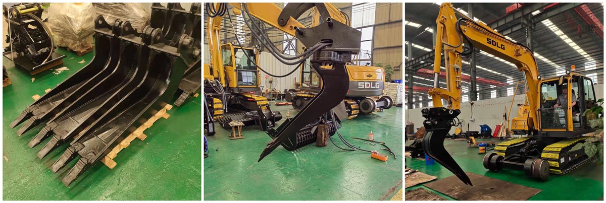 Узкий ковш для очистки железнодорожного балласта