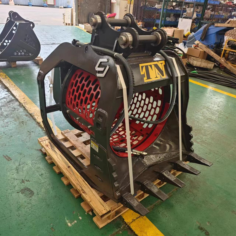 ротационный сортировочный ковш экскаватора