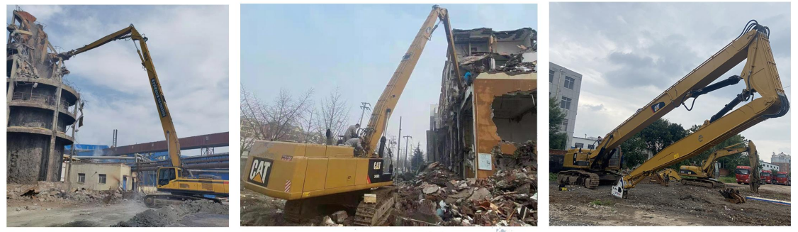 Экскаватор три секции сноса бум Экскаватор три секции сноса бум