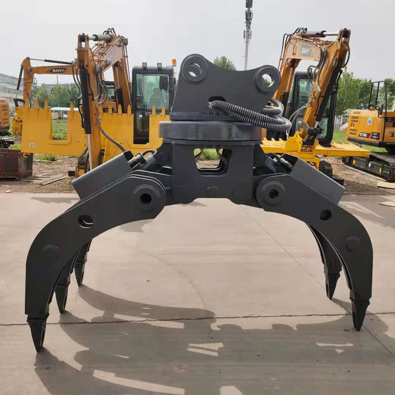 захват для камней на экскаватор