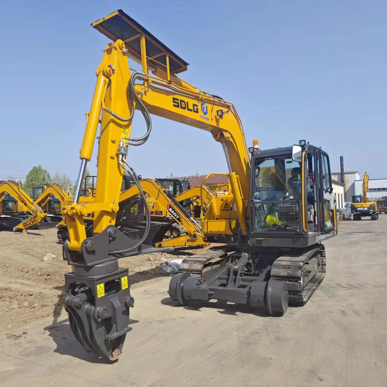 Железнодорожный экскаватор