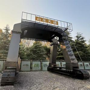 Разгрузочный поезд экскаватор длинные ноги