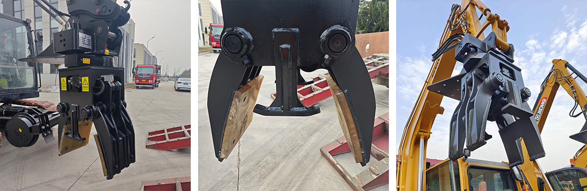 захват для шпал экскаватора