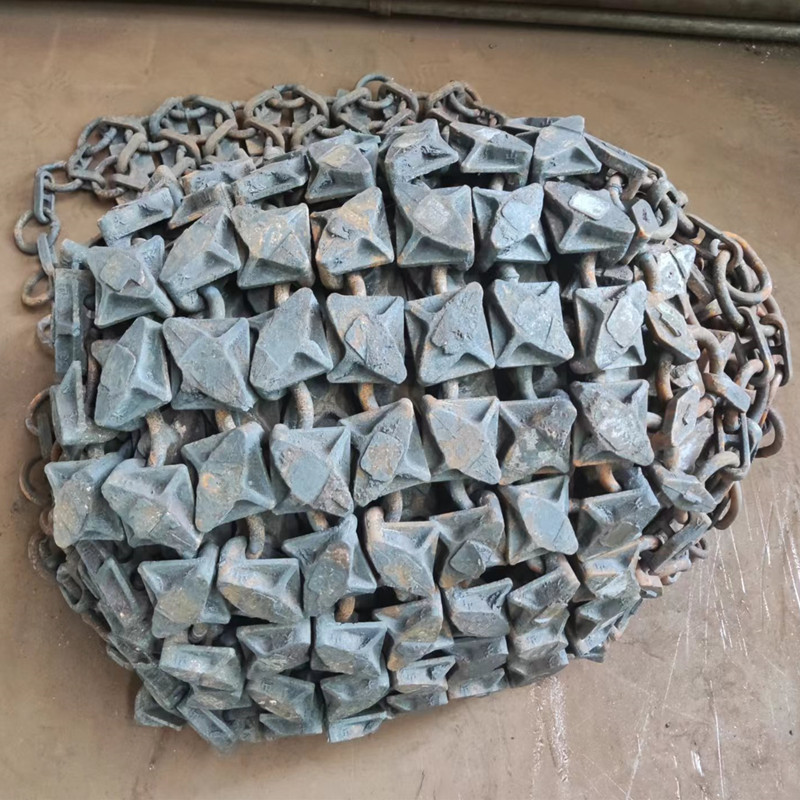 Защитная цепь для шин погрузчика