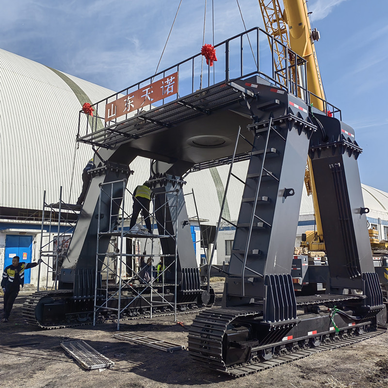 Разгрузочный поезд экскаватор длинные ноги