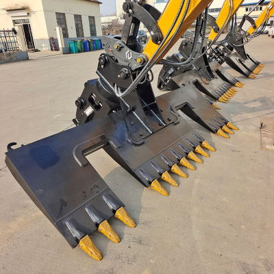 захват для шпал экскаватора