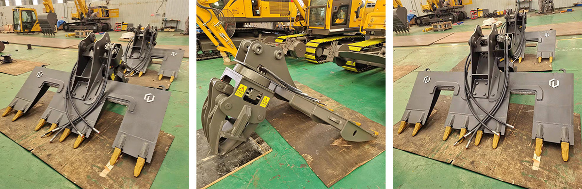 захват для шпал экскаватора