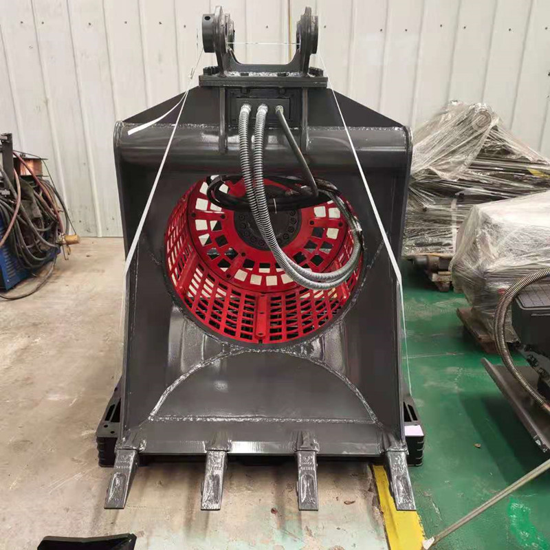 ротационный сортировочный ковш экскаватора