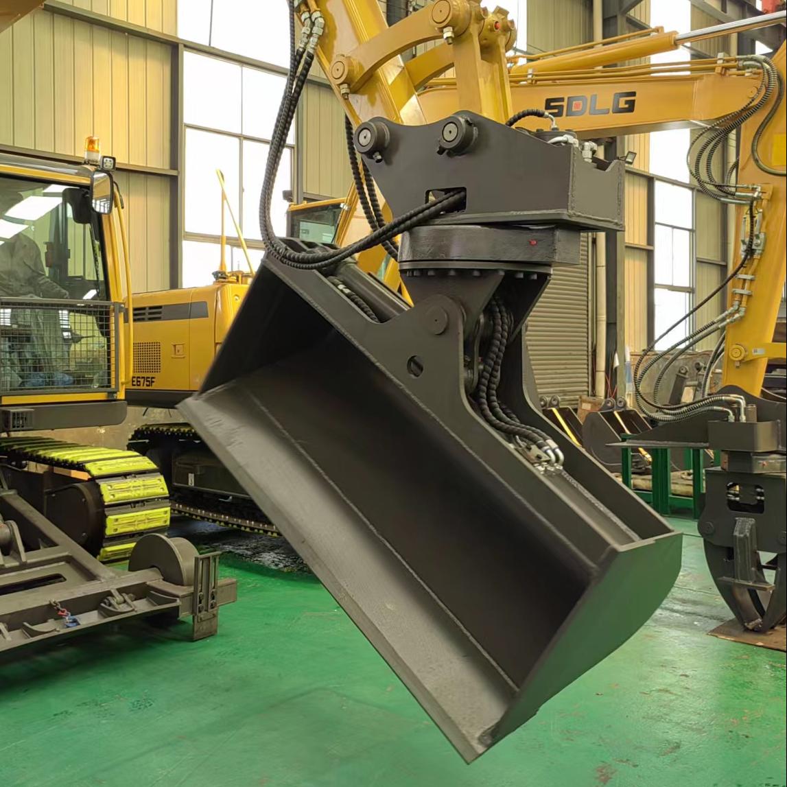 Поворотный планировочный ковш